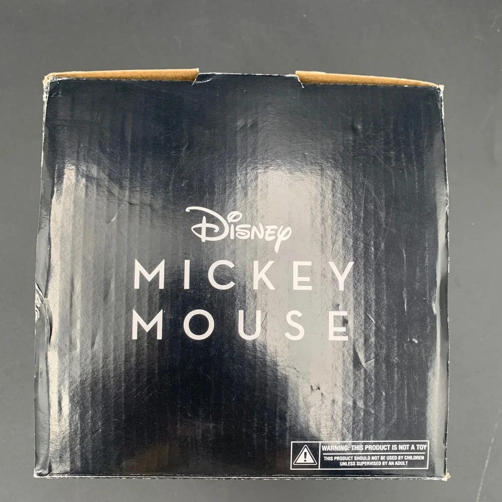 Disney Mickey Mouse Mug Warmer DMP-16 Black Red Ceramic 10oz Mug Set